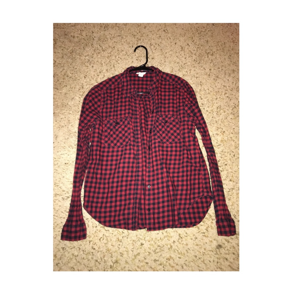Classic Red Checkered Flannel